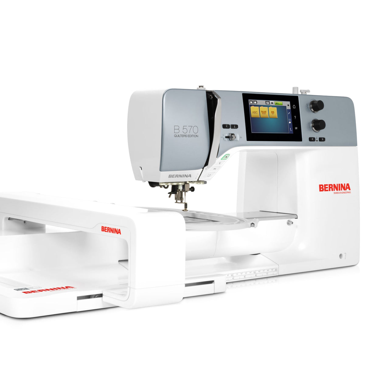 BERNINA 570 QE mit Stickmodul (mit BSR Fuss)