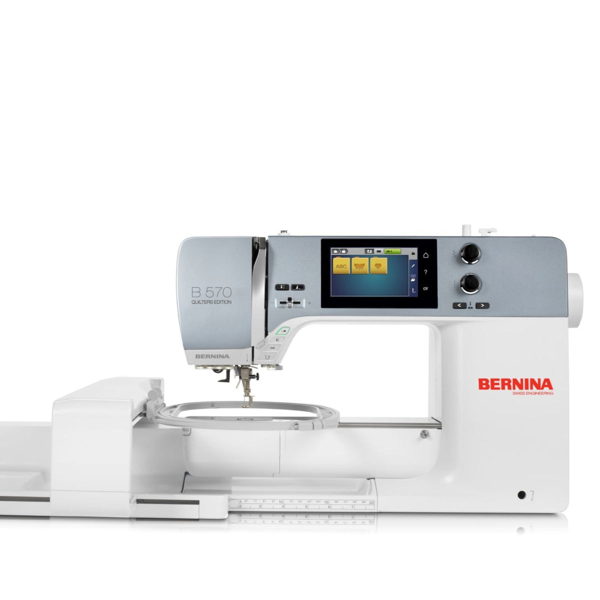 BERNINA 570 QE mit Stickmodul (mit BSR Fuss)